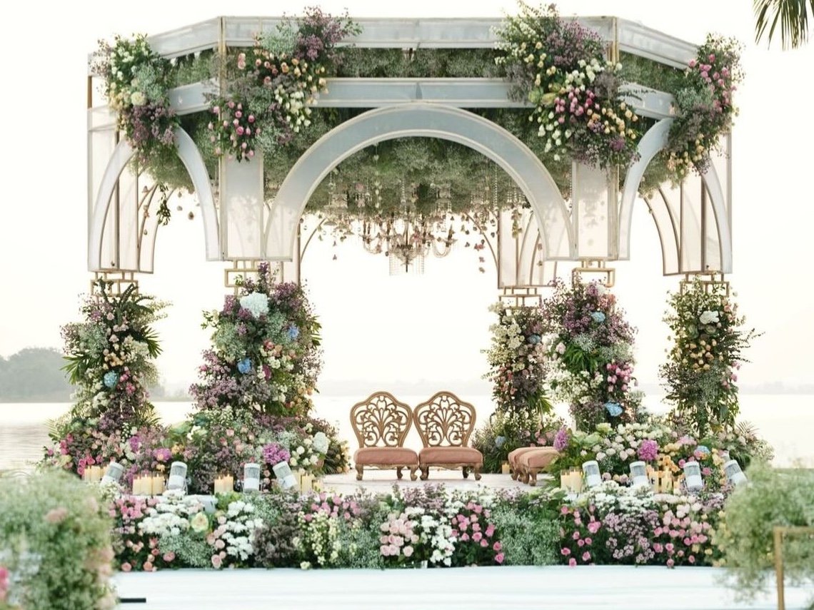 Destination wedding setup